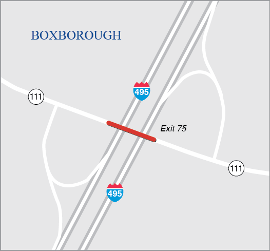 BOXBOROUGH: BRIDGE REPLACEMENT, B-18-002, ROUTE 111 OVER INTERSTATE 495